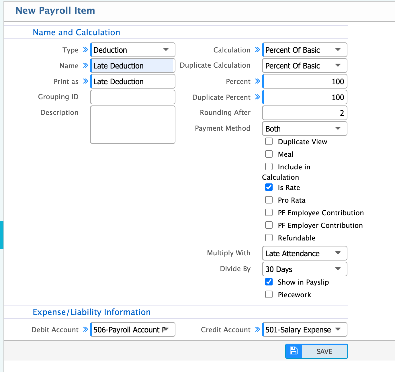 Payroll Integration